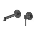 Emporia ORI bateria umywalkowa podtynkowa 2 rozety z boxem podtynkowym gun metal 08012BN