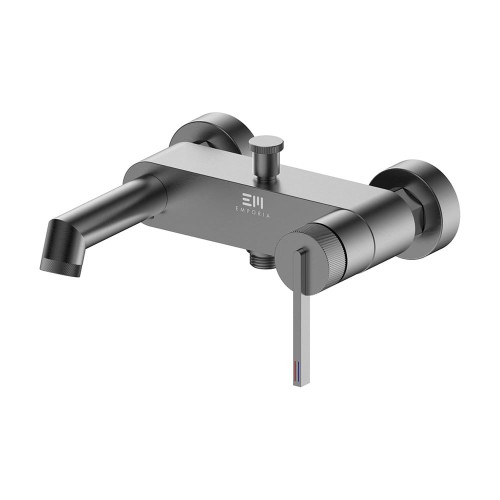 Emporia ORI bateria wannowa ścienna gun metal 08030BN