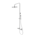 Emporia FLY Kolumna prysznicowa 2-funkcyjna z baterią termostatyczną zestawem natryskowym i deszczownicą fi 25 cm chrom 0401202CHR