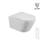 Excellent Dakota 2.2 Eco miska WC z systemem spłukiwania Spin 360 oraz funkcja bidetu sterowana pilotem , kolor biały połysk