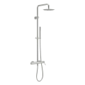 Excellent PI zestaw prysznicowy ścienny z deszczownicą 25 cm nikiel szczotkowany AREX.1281NB