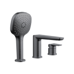 Excellent Clever 2.0 bateria wannowa 3-otworowa , kolor grafit szczotkowany