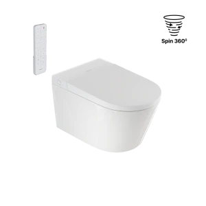 Excellent Montana miska WC z funkcją bidetu z systemem spłukiwania Spin 360 + pilot , kolor biały połysk