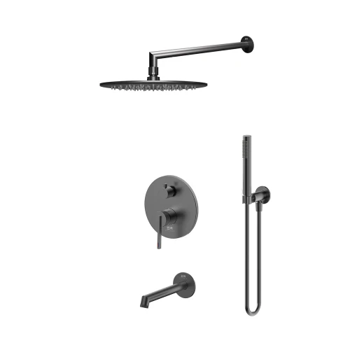 EMPORIA Zestaw ORI 40-BN wannowo - prysznicowy gun metal