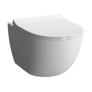 VITRA Sento / Style Rim-EX miska wc bezrantowa 54cm + deska slim w/o 