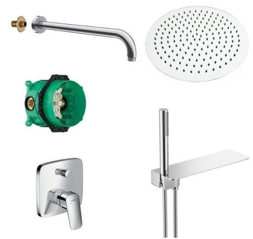 Hansgrohe Logis  + SET CLIF Oval deszczownica