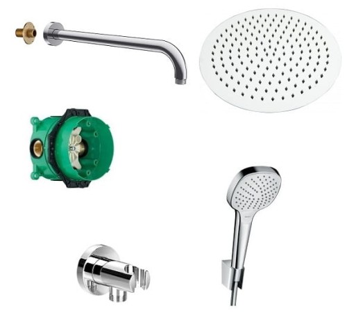 Hansgrohe I-box + Select E + SET Oval deszczownica