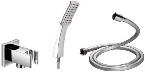 Zestaw prysznicowy Square - rączka + przyłącz + wąż 
