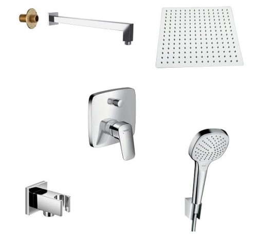 SET Kvadro Hansgrohe Logis + Select E+deszczownica