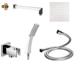 Square Slim deszczwonica 30 + prysznic + przyłącz + wąż