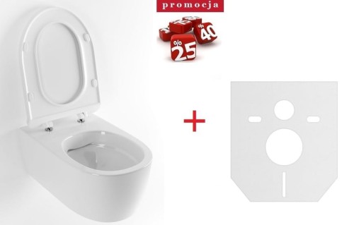 Excellent Doto wc rim-free + mata podkład