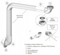 Syfon umywalkowy z rurą sztywną opis