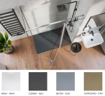 Excellent Lavano brodzik 80x90 prostokątny kompozytowy , kolory : biały , beton , cappucino i czarny !  