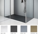 Excellent Lavano brodzik 120x90 prostokątny kompozytowy , kolory : biały , beton , cappucino i czarny !  