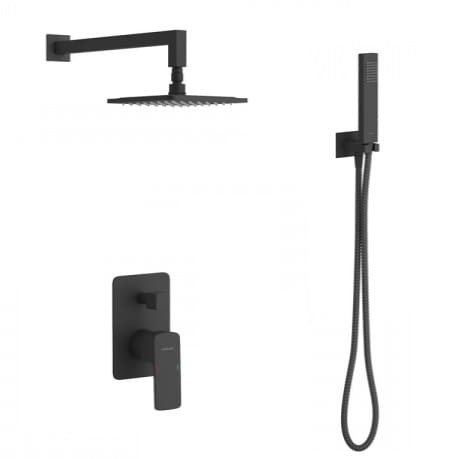 Keria set podtynkowy czarny