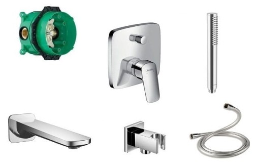SET Hansgrohe Logis + Loka + wylewka Keria