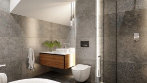 Vitalle Lukka miska wc bezkołnierzowa z deską w/o slim , kolor biały 