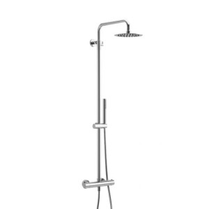 Excellent Actima Rain Termo Round zestaw prysznicowy z baterią termostatyczną, kolor chrom