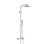 Excellent Actima Rain Termo Square zestaw prysznicowy z baterią termostatyczną, kolor chrom