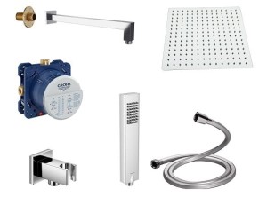 Grohe SmartBox + deszczownica 30 SET Kvadro Tor 
