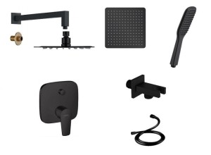 Hansgrohe Talis + deszczownica 30 + Logo CZARNY MAT !  