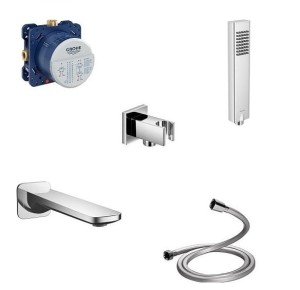 Grohe SmartBox + zestaw wannowy z  rączką prysznicową Tor i wylewką wannową