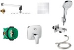 Hansgrohe Talis E + iBox + deszczownica 30 + Croma Select E Vario , kolor chrom 