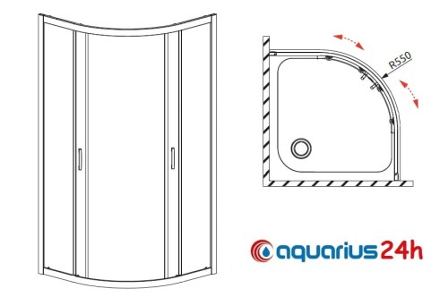 Aquarius - Kabina Huppe Ena 2.0