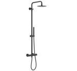 Excellent Actima Rain Termo Round zestaw prysznicowy z baterią termostatyczną, kolor czarny