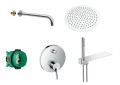 SET Hansgrohe Talis S + Clif + deszczownica Slim