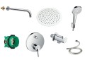 SET Hansgrohe Talis S - Croma Select E + deszczownica Slim