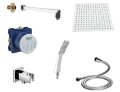GROHE RAPIDO SMARTBOX + SET KVADRO DESZCZOWNICA SQUARE