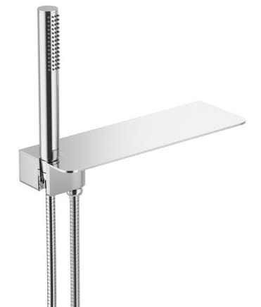 Clif zestaw prysznicowy z półką i przyłączem