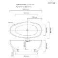 Oltens Daven 160 wanna w-s