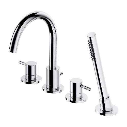 Omnires Y bateria wannowa, 4-otworowa, kolor chrom