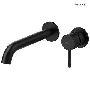 Oltens Molle bateria umywalkowa podtynkowa kompletna , kolor czarny mat