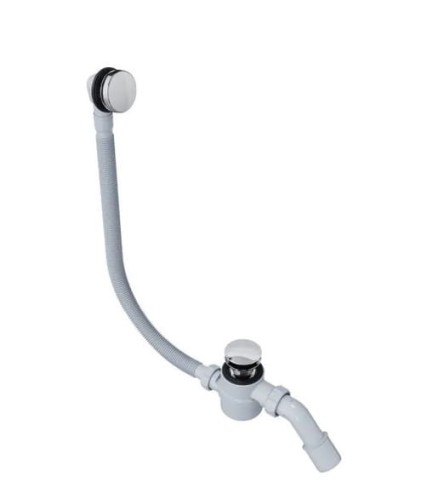 Excellent Moli syfon wannowy korek Click-Clack chrom