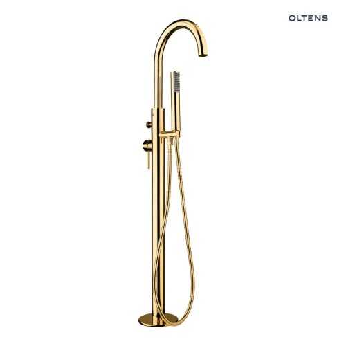 Oltens Molle bateria wannowa stojąca złota