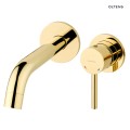 Oltens Molle bateria umywalkowa podtynkowa złota