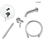 Oltens zestaw Molle wannowo - prysznicowy podtynkowy , kolor chrom