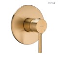 Oltens Molle bateria prysznicowa podtynkowa złoto szczotkowane