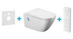 Excellent toaleta myjąca Dakota S2 Square 2.0 , miska wc + deska sedesowa w/o +  pilot zdalnego sterowania + mata Geberit 