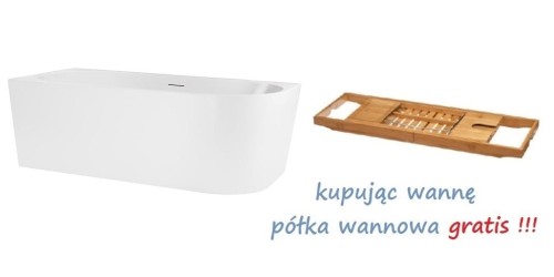 Oltens wanna Delva narożna lewa + półka