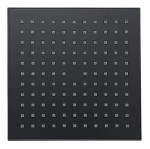Deszczownica Rain Square Black 20x20 czarny mat !