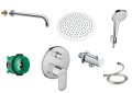 SET Hansgrohe Vernis B - Croma Select E + deszczownica Slim