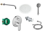Hansgrohe Vernis Blend bateria + ibox + Ursa + 25 Slim deszczownica 