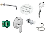 Hansgrohe Vernis Blend bateria + ibox + Croma Select S Vario + 25 Slim deszczownica 