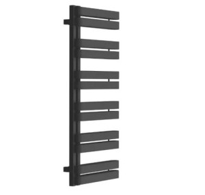 Excellent Meteor Side grzejnik łazienkowy asymetryczny 111 x 50 cm , kolor czarny soft