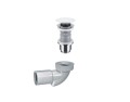 Purus syfon umywalka - bidet niski + korek biały