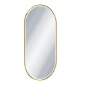Excellent Corido lustro łazienkowe owalne 100x50cm złoty szczotkowany
